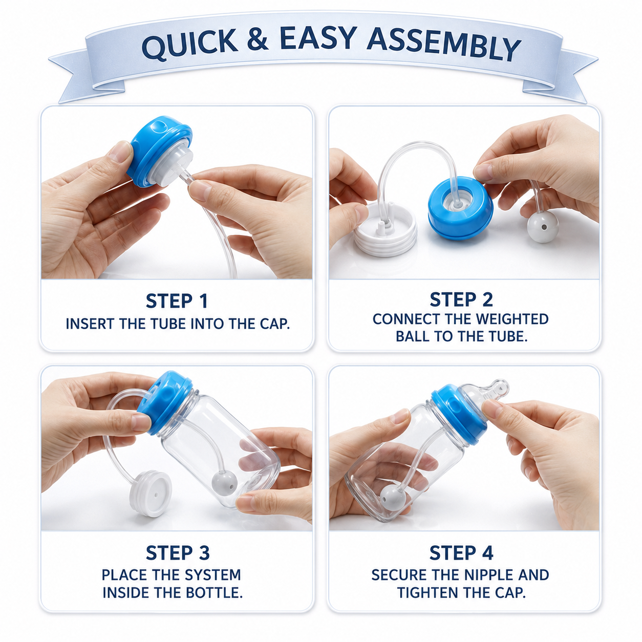ZaCore Hands Free Feeding Bottle 150ml